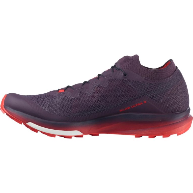 Sapatilhas Trail Running Salomon S/Lab Ultra 3 Masculino Bordeaux | PT T34768